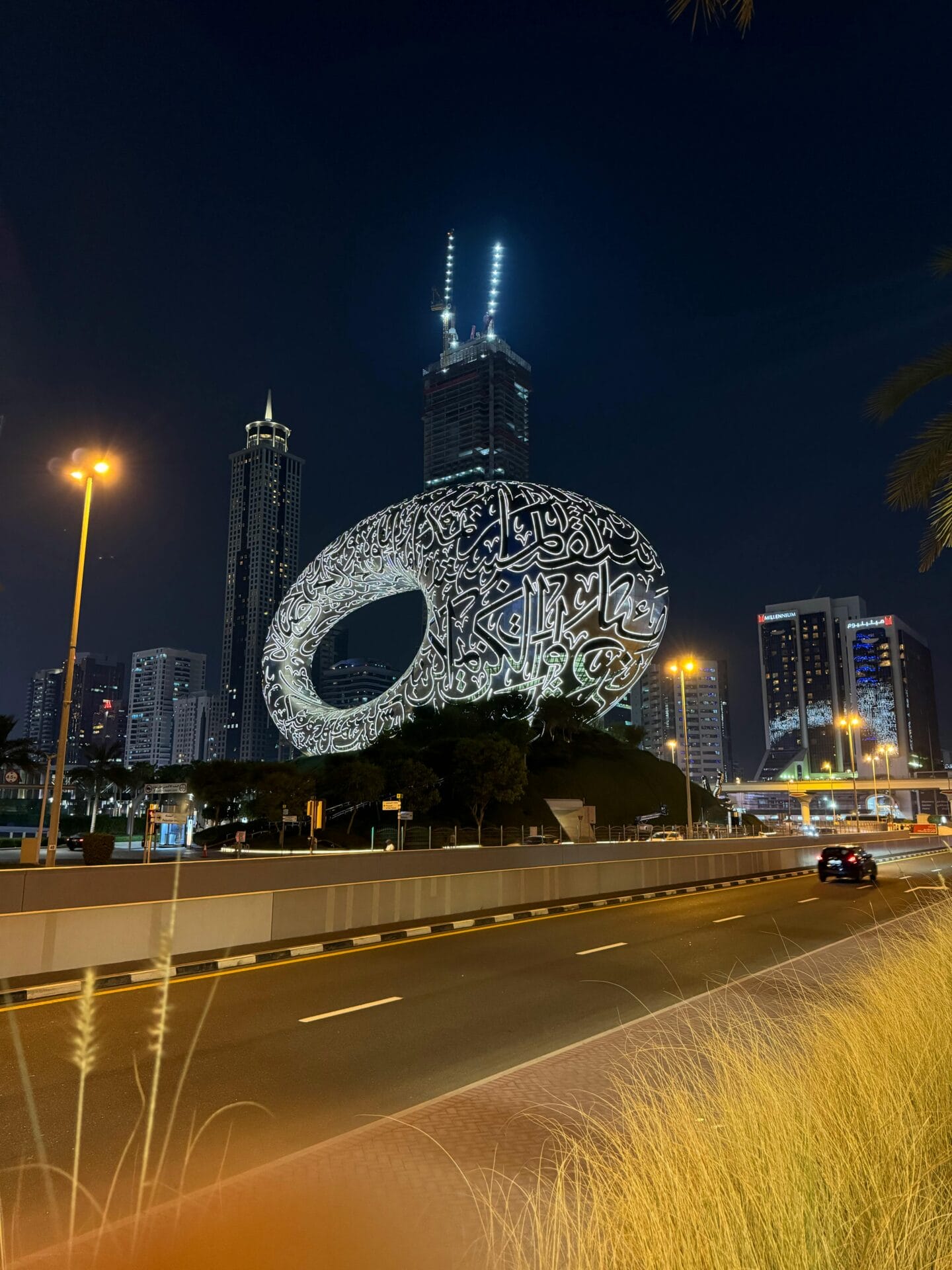 Moving to Dubai, Exploring Dubai’s vibrant skyline and cultural attractions for expatriates futuristic museum.