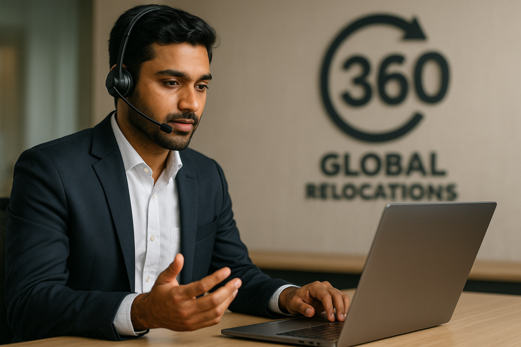 Moving to Dubai from India - 360 Global Relocations advisor offering consultation services for Indians relocating to Dubai.